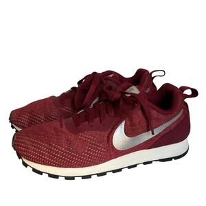 Nike MD Runner 2 Burgundy Red Retro Running Shoes Women’s 6.5 EUR 39 Sneakers